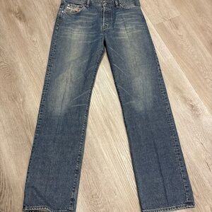 Vtg Diesel Kratt Jeans 34x 32 Made In Italy Distressed Blue Y2K Streetwear